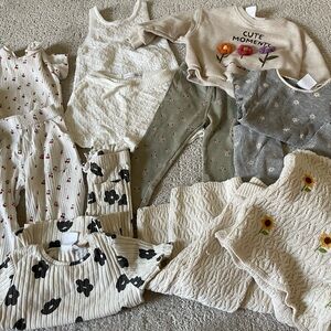 Zara Clothing Bundle - Cream, Olive, Gray